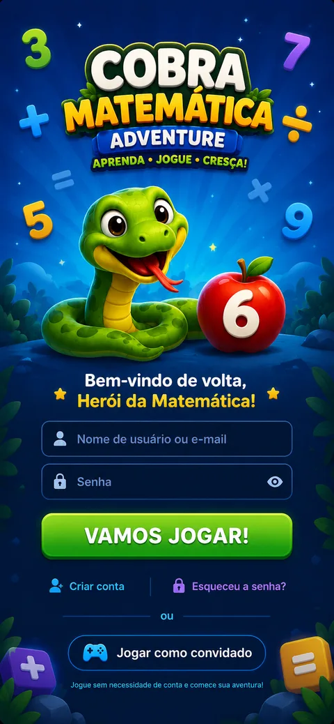 Captura de ecrã 1 de Cobra Matemática