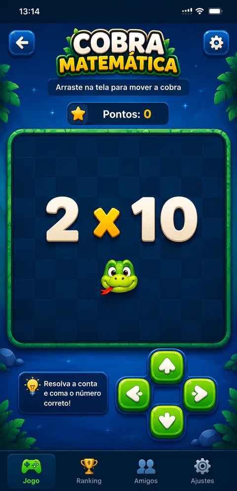 Captura de ecrã 2 de Cobra Matemática